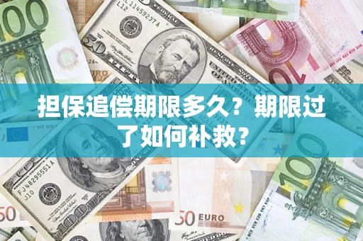 北京担保追偿期限多久？期限过了如何补救？