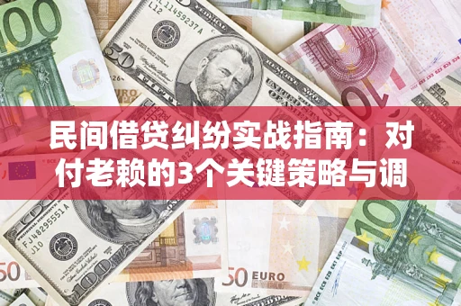 北京民间借贷纠纷实战指南：对付老赖的3个关键策略与调解盲区解析