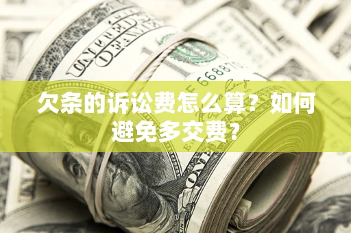 北京欠条的诉讼费怎么算？如何避免多交费？