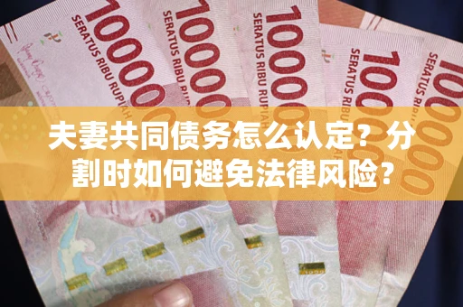 北京夫妻共同债务怎么认定？分割时如何避免法律风险？
